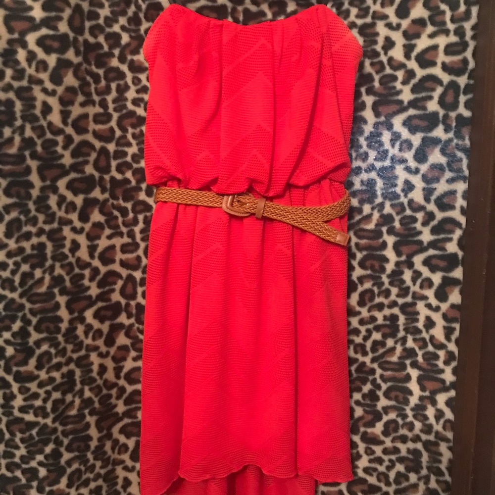 Red dress